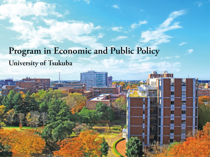 Program in Economic and Public Policy, University of Tsukuba - a beautiful autumn campus scene